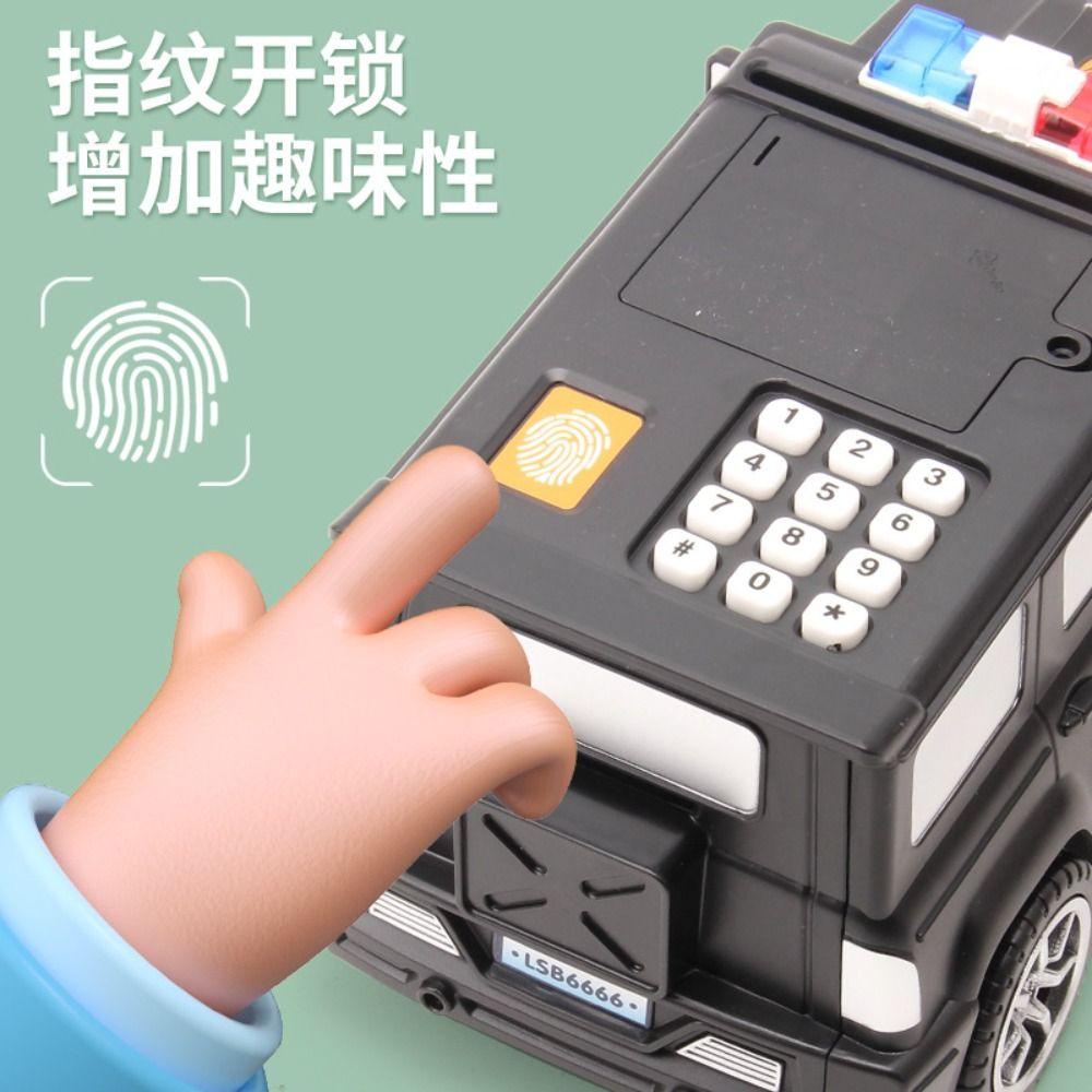 Mxbeauty Mobil Model Celengan Hadiah Ulang Tahun Auto Scroll Mainan Anak Simpan Uang Cash Coin Bisa Fingerprint Password Money Saving Box