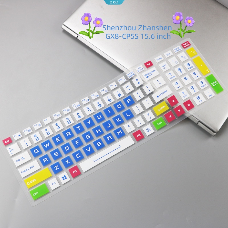 1pc Komputer Nyaman Lembut Penutup Keyboard Film Pelindung Silikon Untuk Shenzhou Zhanshen GX8-CP5S 15.6 Inch Tahan Debu Keyboard Film [ZK]