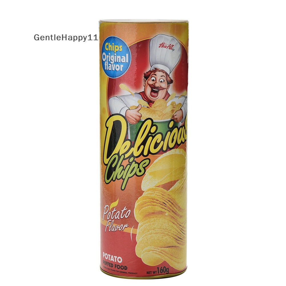 Gentlehappy 1pcs Trick Potato Chip Dapat Novelty Canda Prank Jump Snake Mainan Lucu Rumit id