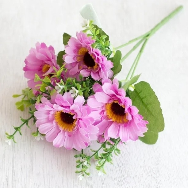 KR011 Bunga Krisan Gerbera / Bunga Plastik / Artificial Flower Daisy