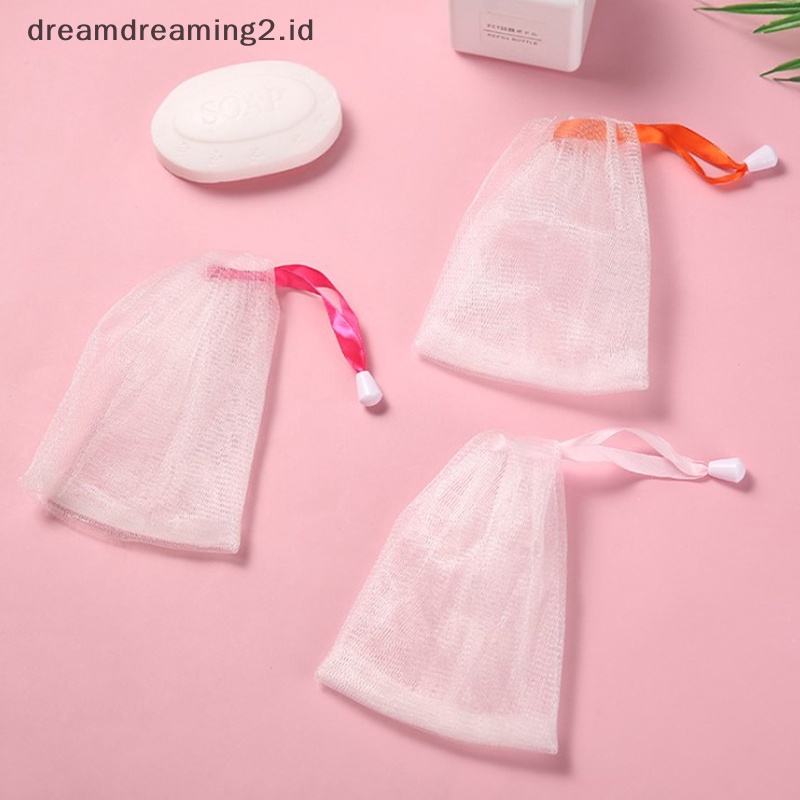 (drea) Soap Mesh Bag Jaring Jaring Untuk Membusakan Membersihkan Jaring Sabun Mandi//