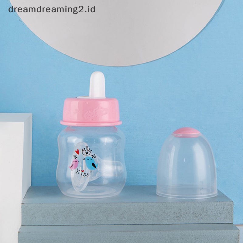 (drea) 60ml Botol Nipple Menyusui Bayi Baru Lahir PP Dot Susu Air Makan Lucu//