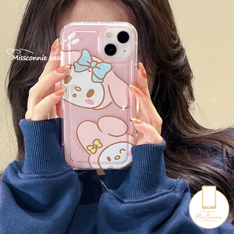 Casing Untuk Redmi Note10 11 8 11s 9 10 Pro Max 10s Redmi 12C 9 10C 10A A1 9T 10 9A 9C NFC POCO F4 Kartun Lucu Pochacco Melody Couple Airbag Shockproof Transparan Soft Case