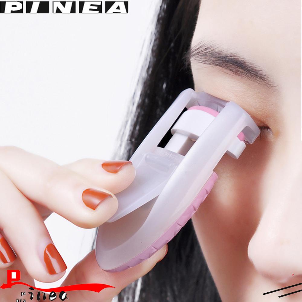 Mini Plastic Rubber Mermaid Eyelash Curler Women Beauty Makeup Cosmetic Tools Pink Blue Color
