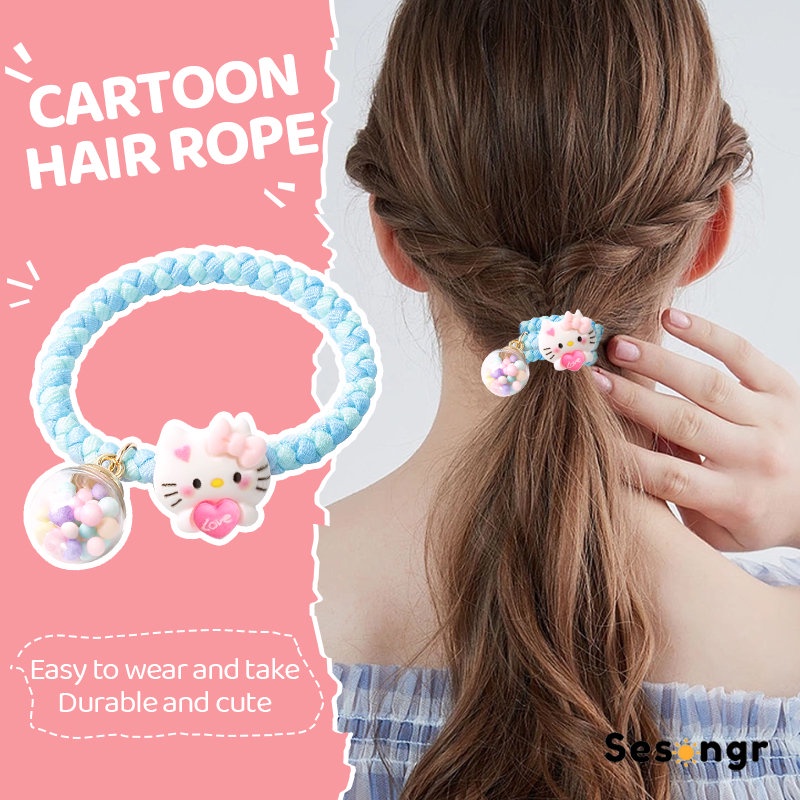 ikat rambut sanrio cinamoroll purin kuromi pochacco melody dewasa anak anak lucu estetik / scrunchie sanrio