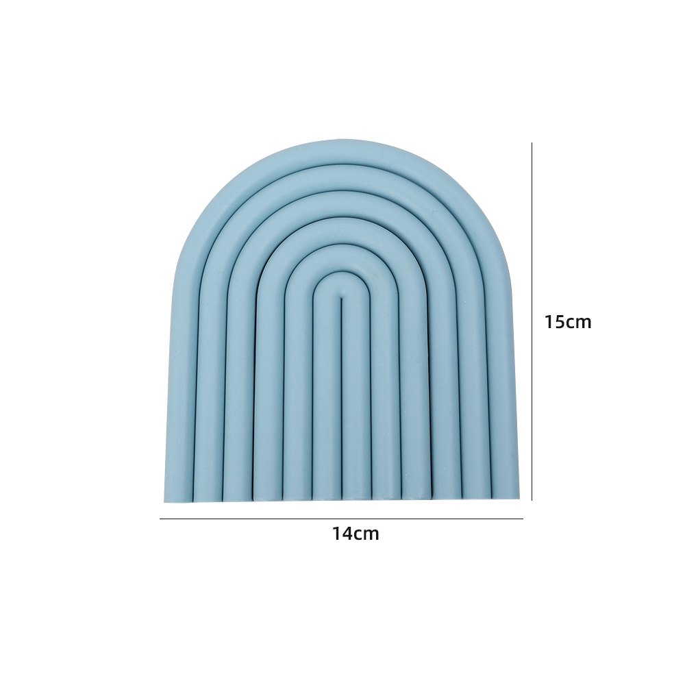 Kreatif Nordic Meja Anti Panas Mat/Menebal Dapur Silikon Insulasi Pad/Rumah Tangga Non-slip Multifungsi Cup Coaster Table Tatakan/Aksesoris Dapur