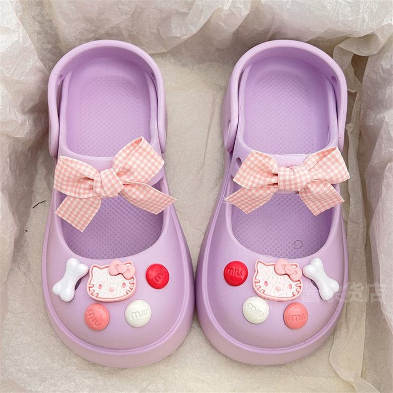 &lt;Cute Pink 6pcs&gt;crocs jibbitz crocs jibbitz Pesona crocs jibbitzs crocs clog jibbitz Gesper Sepatu Dekorasi Sepatu