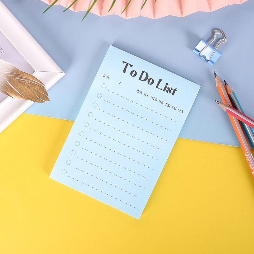 Mxbeauty To Do List Sticky Pad Disiplin Diri Kreatif Mingguan Daily Planner Siswa Alat Tulis Sekolah Kantor Perlengkapan Jadwal Planner Jadwal Notepad