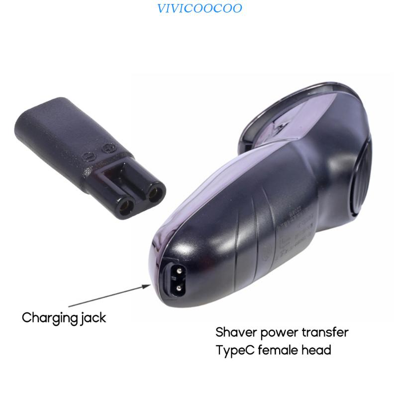 Vivi Adaptor Charging Konektor Colokan Listrik Universal Tipe C Ke 2pin Untuk Silet 5V