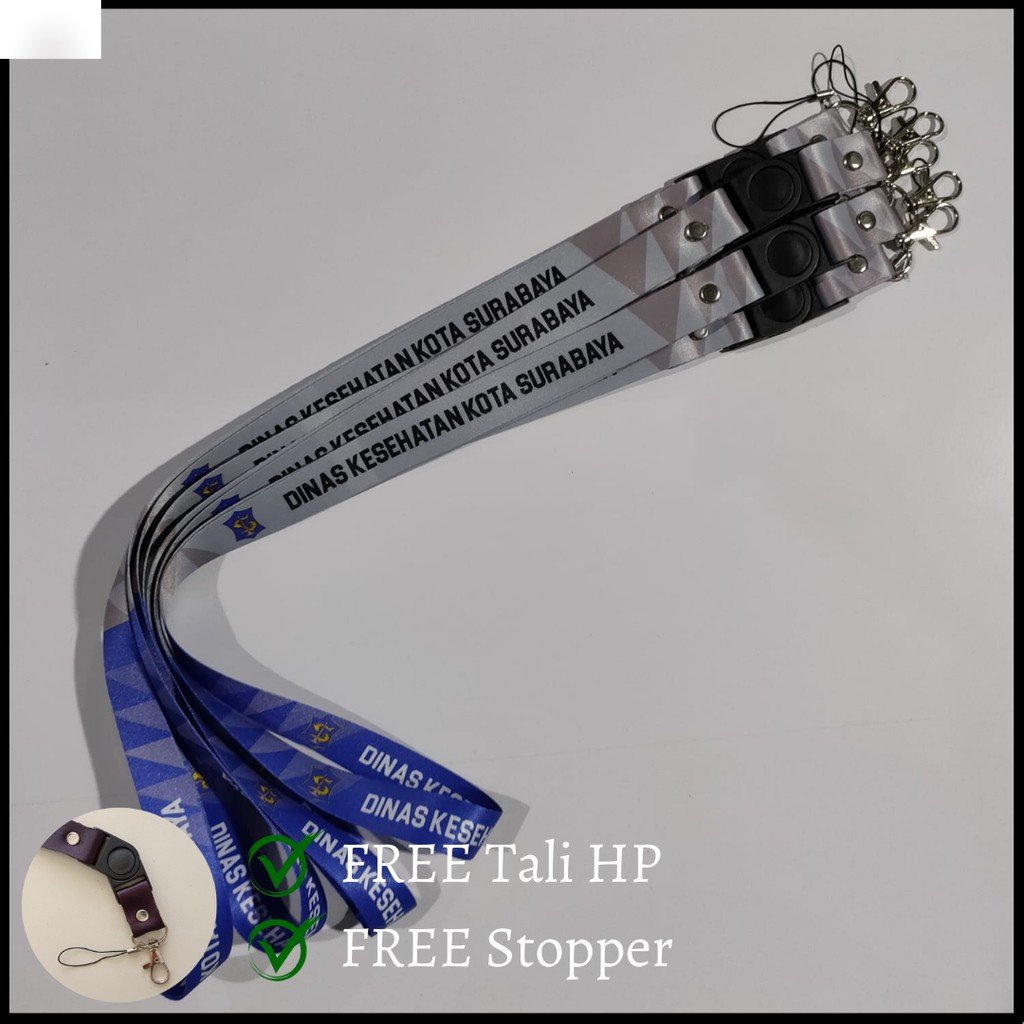 

[DINKES SBY] Tali Lanyard Custom / Lanyard Staff / Tali Custom Tali HP