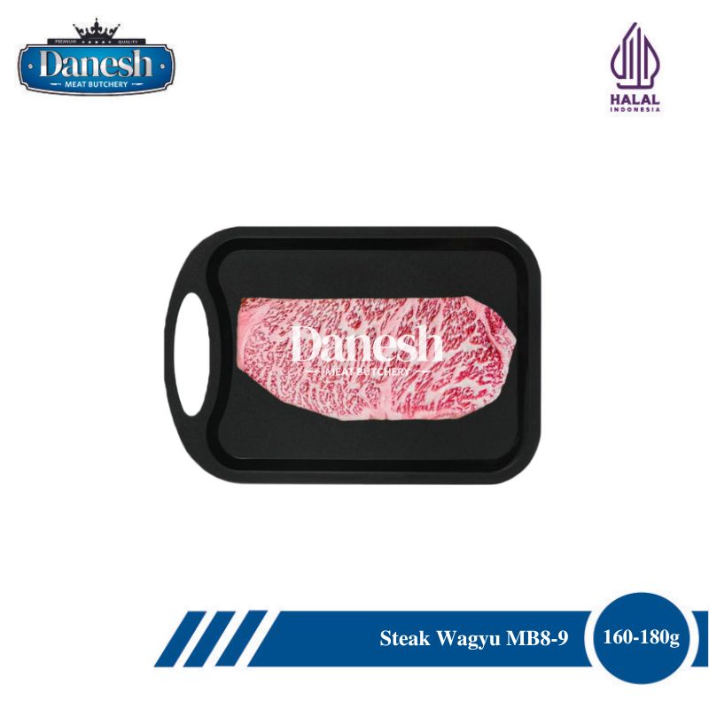 Wagyu Steak MB 8-9 160 gram Daging Sapi Premium Halal