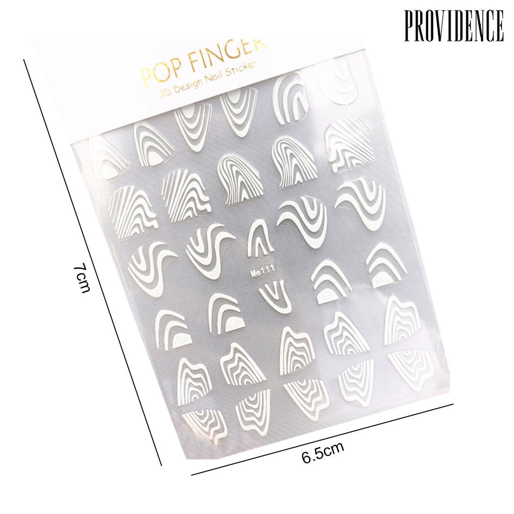 Providence Stiker Kuku Perekat Diri Yang Dapat Dilepas Tahan Air Kuat Lengket Mudah Mengelupas Kuku Stiker Kuku Nail Art Decal Nail Supplies