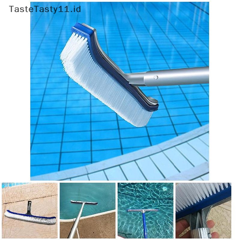 Tastetasty Sikat Kolam Renang Outdoor Pool Cleaner Vacuum Algae Cleaning Brush Head New  .