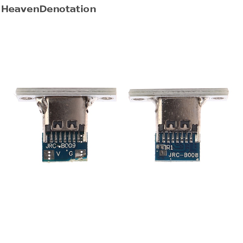 [HeavenDenotation] Usb Jack Type-C 2Pin 2P 4P Waterproof Strip Line Of Solder Joint Female Connector Jack Charging Port USB Tipe C Socket Connector HDV