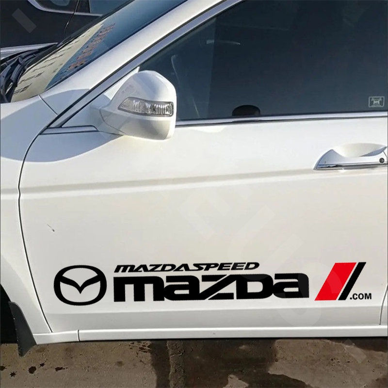 Stiker Mobil Mazda Auto Door Side Body Decor Decals Anti Gores Cover Lecet Untuk Mazda2 3 CX5 CX30 CX8 CX3 Mazda2 6 5 CX9 BT50 Aksesoris Dekorasi Mobil