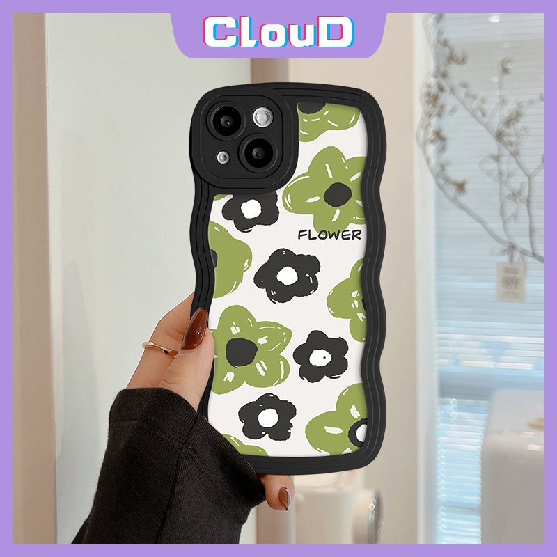 Case Bunga Lukisan Cat Minyak Untuk Redmi 9A 9 10 12C 10C 9T A1 10A 9C A1+Redmi Note11 9s 10s 11s 10 8 9 Pro POCO M3 X3 NFC Pro Mi 11T Pro Wavy Edge Summer Fresh Flower Lembut Sarung