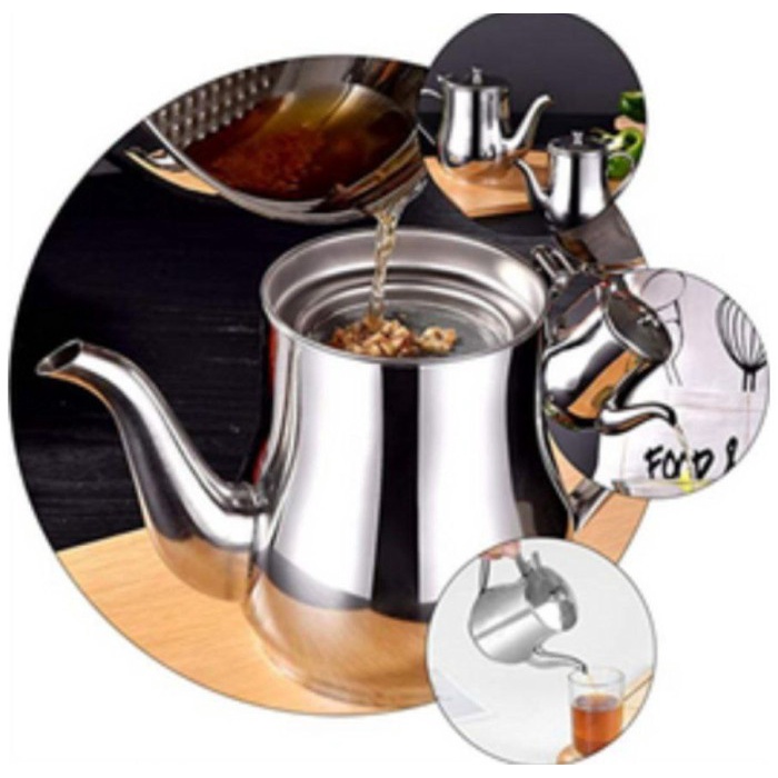 STAINLESS STEEL OIL FILTER POT UPZme - 400ml