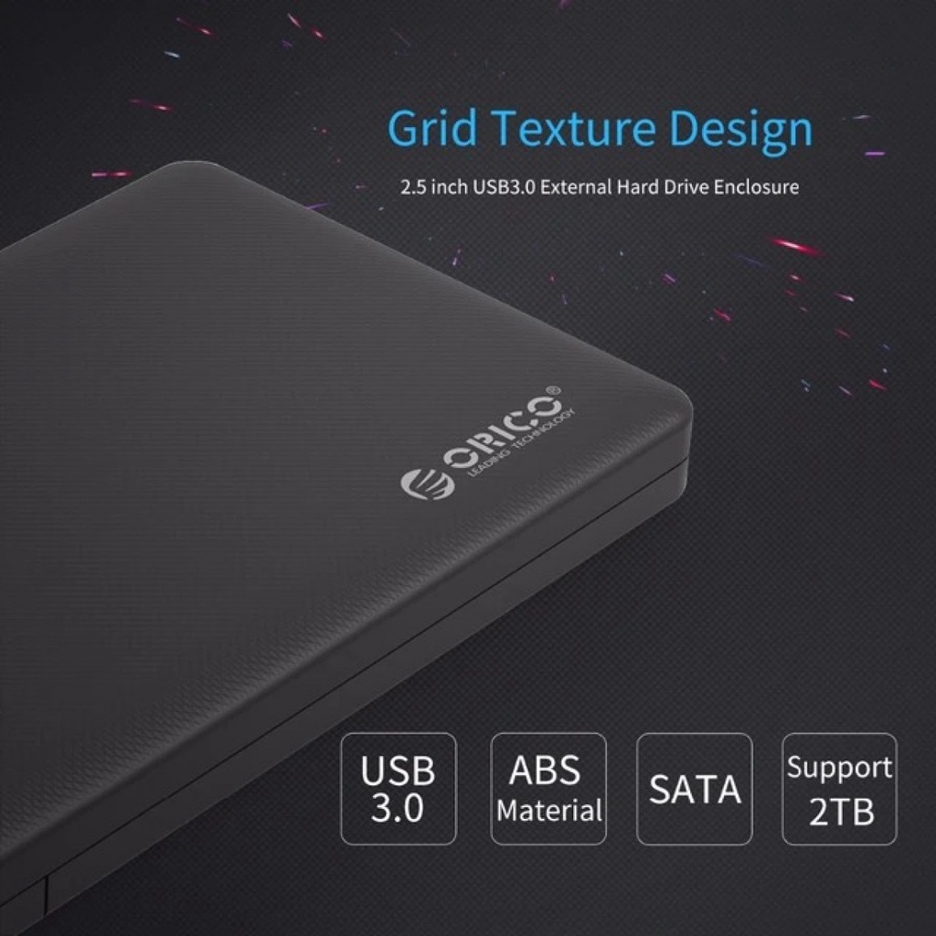 ORICO HDD Enclosure Harddisk Case 2.5 inch USB 3.0 - 2577U3
