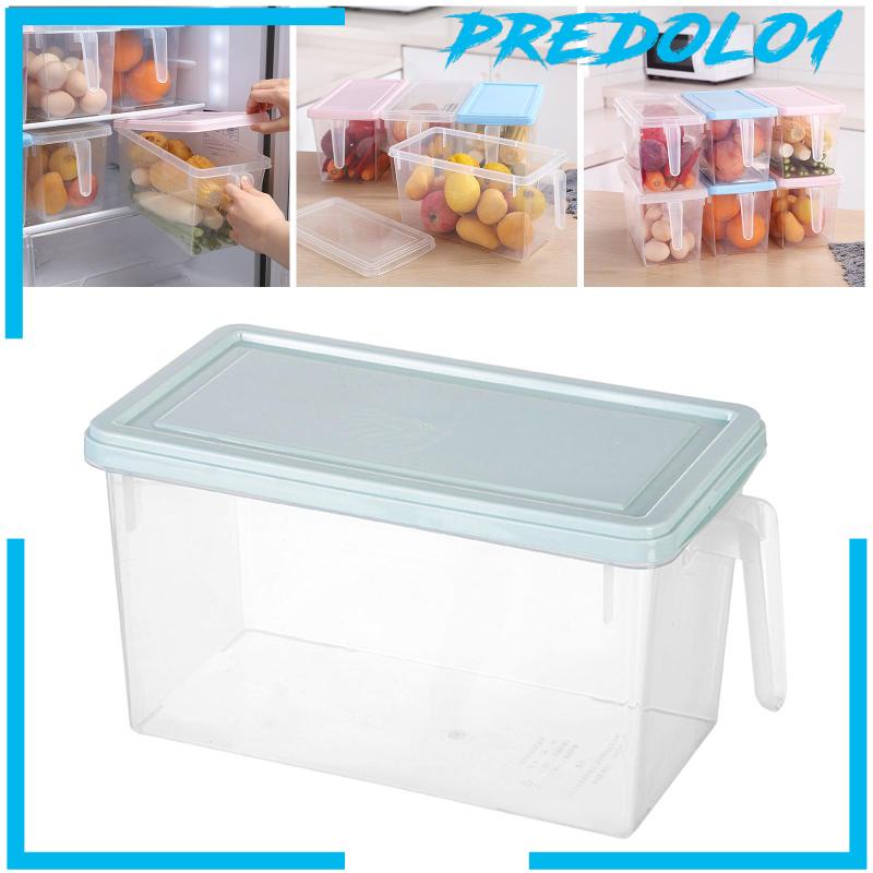 [Predolo1] Fresh Keeping Box Kotak Organizer Kulkas Anti Bocor Untuk Lemari Rak Laci
