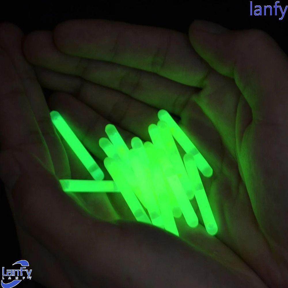 Lanfy Pelampung Pancing Aksesoris Memancing Stik Cahaya Hijau Tua Glow Stick Chemical Light Night Fishing Clip On Pancing Tongkat Lampu Pancing