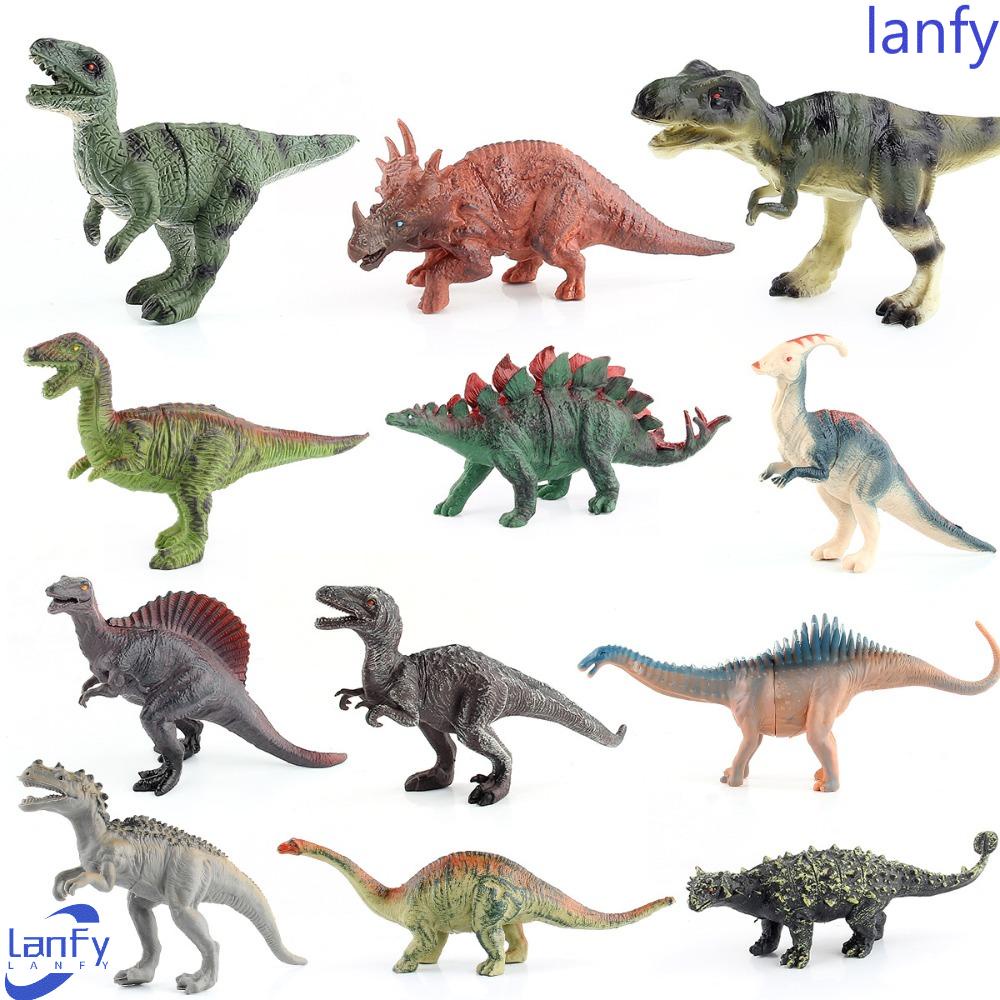 Lanfy Tyrannosaurus Rex Gambar Kreatif Patung Hewan Permainan Keluarga Koleksi Dunia Dinosaurus Mainan Mainan Figure Dinosaurus Mainan Model Dinosaurus