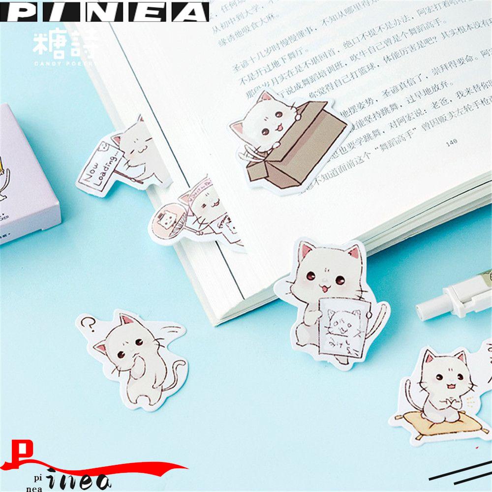 Stiker Alat Tulis Nanas Diary Sticker DIY Jurnal Stationery Flakes Cute Cat