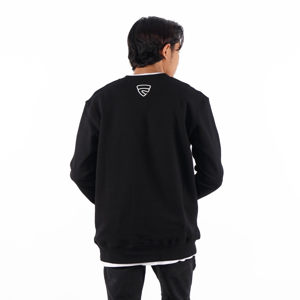 SWEATER FRIDAY KILLER | CORE BLACK CREWNECK