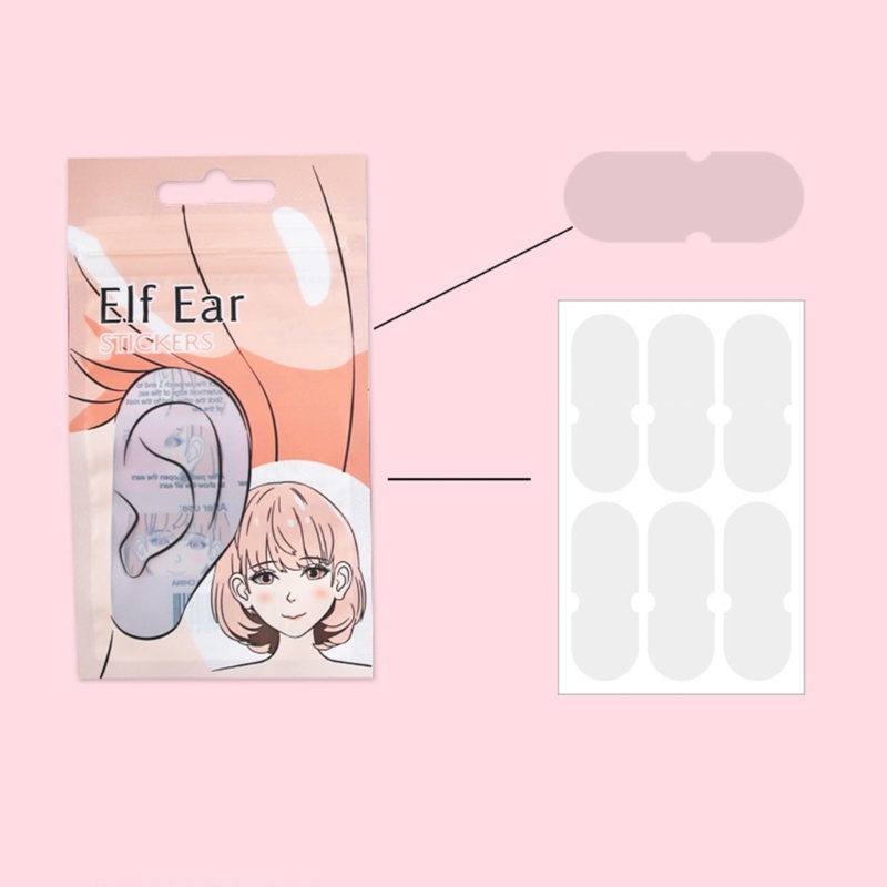 Siy Cosplay Elf Ears Sticker Telinga Besar Menempel DIY Untuk Mengambil Foto ID Mantap