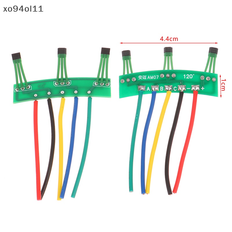 Xo 1Pc Sensor Aula Motor Brushless Daya Tinggi Dengan Plat Dan Kawat 3144 413 41F 43F Electric Motor Hall PCB Komponen Kendaraan Listrik Roda Dua Brushless Motor Hall Board OL