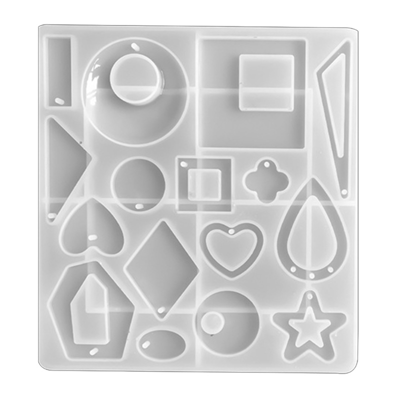 Siy DIY Cetakan Anting Tidak Teratur Perhiasan Gantungan Kunci Liontin Membuat Cetakan Untuk Wanita Perempuan