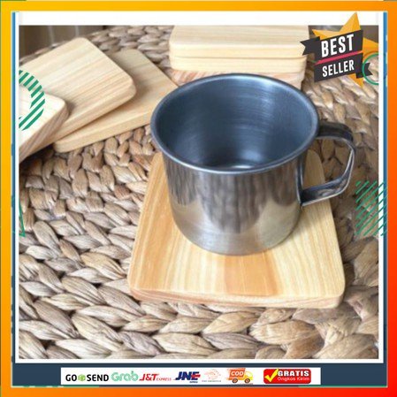 Lepek gelas / lepek gelas kayu / coasters / tatakan gelas kayu / alas cangkir / lepek kopi