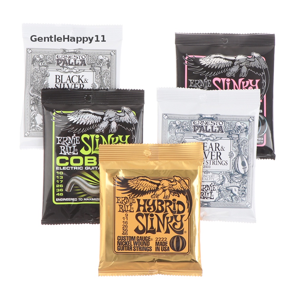 Gentlehappy Ernie Ball Senar Gitar Elektrik Main Aksesori Gitar Rock Metal Berat Asli id