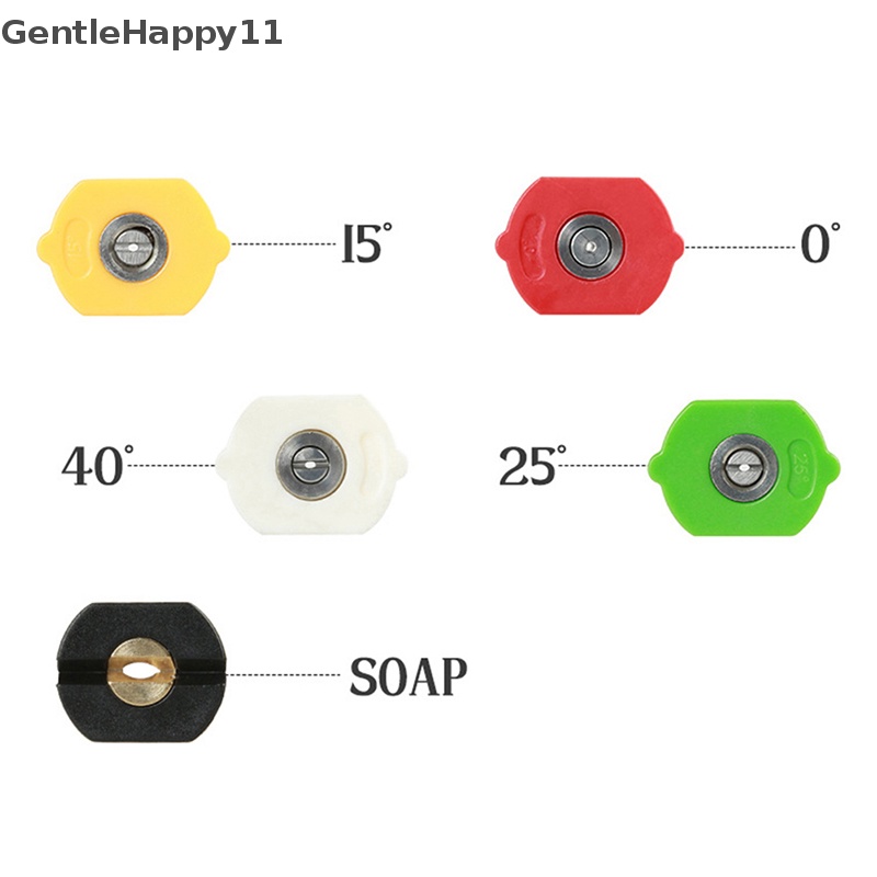 Gentlehappy1per4 &quot;Quick Connect Rotary Coupler Adjustable Adapter Dengan 5nozel Sambungan Tembaga Untuk Mesin Cuci Mobil Tekanan Tinggi id