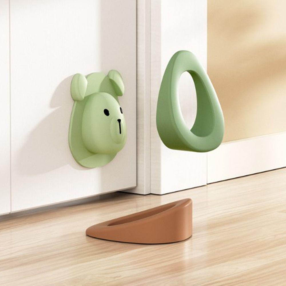 [Elegan] Door Stopper Silicone Figure Catcher Baby Safety Protector Guard Wedge Blok Pintu