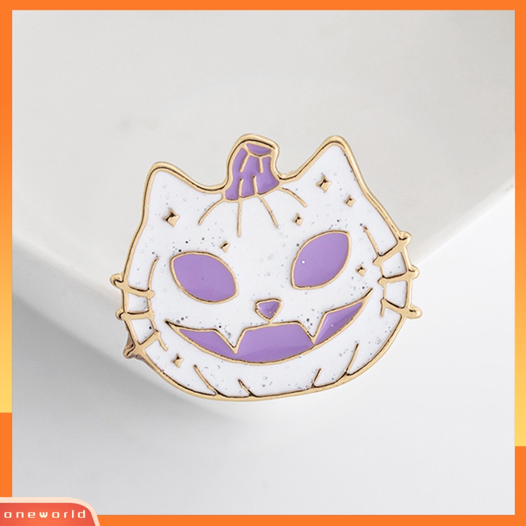 [ONE] Bros Halloween Anti Gores Menarik Alloy Kartun Labu Bros Pin Untuk Ransel