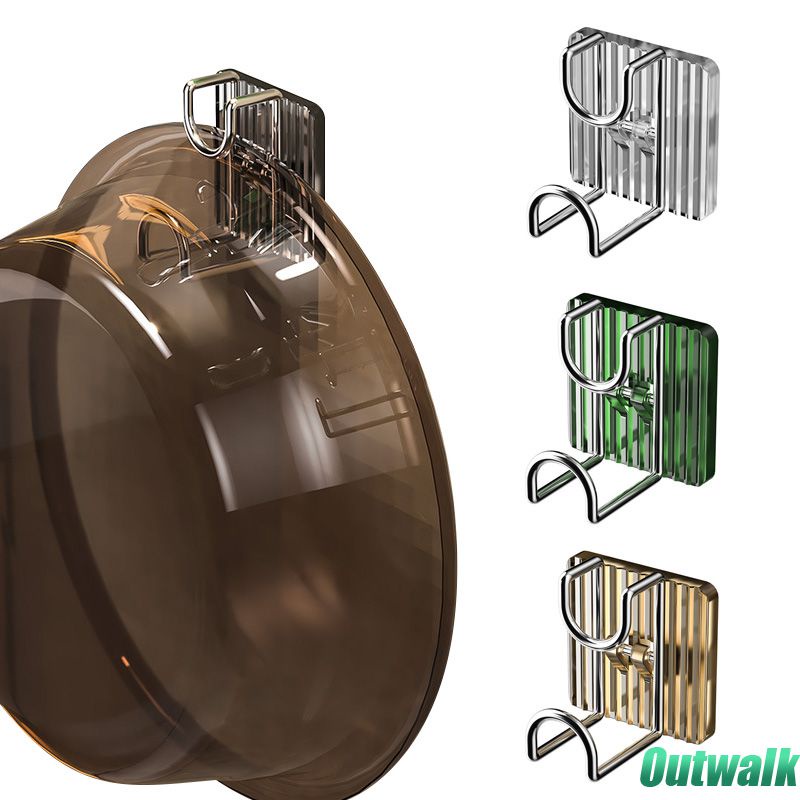 Rak Penyimpanan Wastafel, Rak Wastafel Kamar Mandi, Rak Penyimpanan Stainless Berperekat, Kait Dinding Bebas Lubang, Aksesori Penyimpanan Wastafel Kamar Mandi