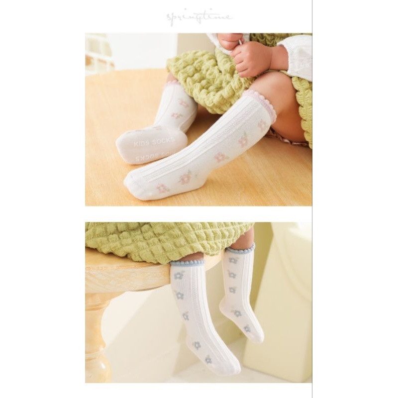 (Pimenova) kaoskaki panjang korea baby socks kaoskaki bayi