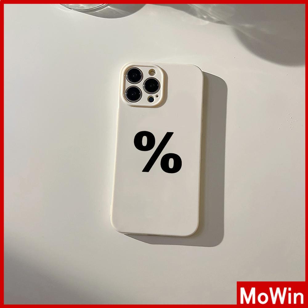 Case iPhone 14 Pro Max iPhone Case Cream Gloss Soft Case TPU Tahan Guncangan Kamera Case Perlindungan Hitam Sederhana Simbol Kompatibel dengan iPhone 13 Pro Max 12 Pro Max 11 Xr Xs Max 7 8Plus