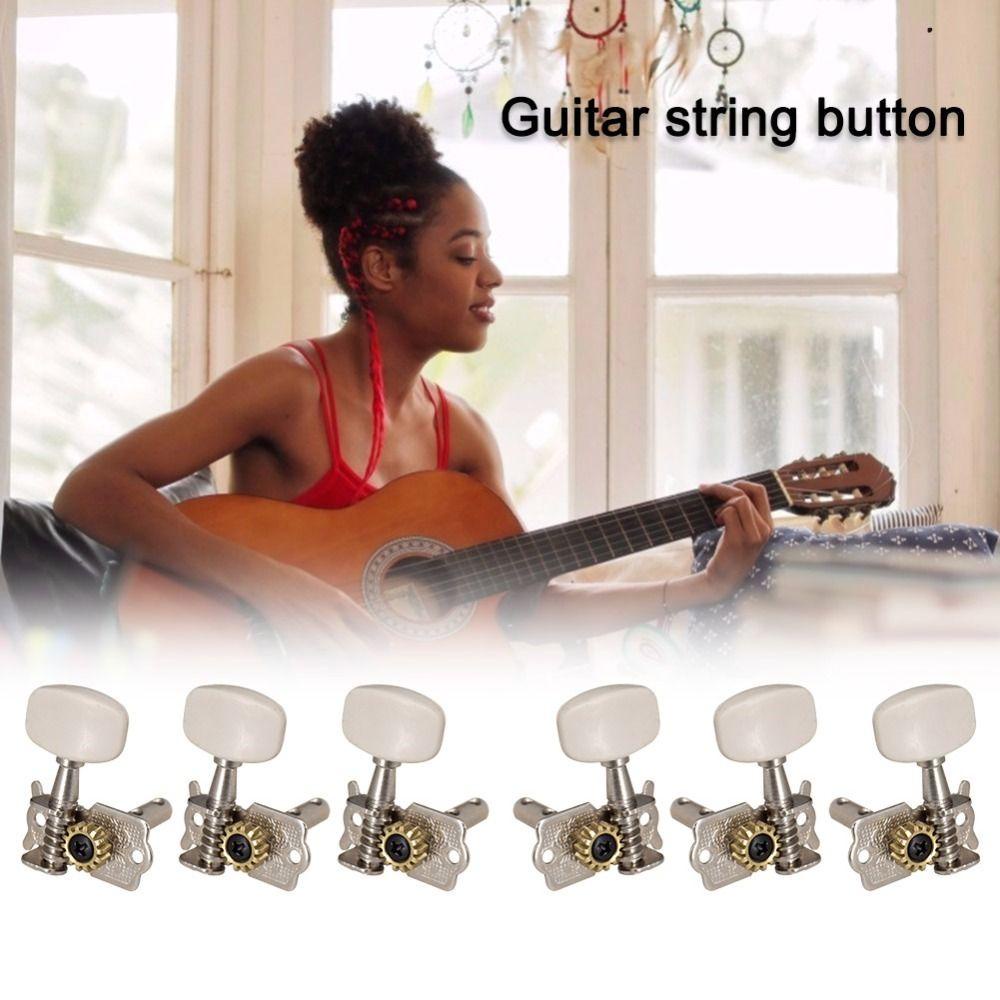 Needway  Pasak Tuner Gitar Akustik Tombol Oval Untuk Gitar Rakyat Folk Tuners Keys Tuning Knob Upper Winding Mechanism Knobs Tuning Keys Bagian Gitar Tombol Senar Gitar