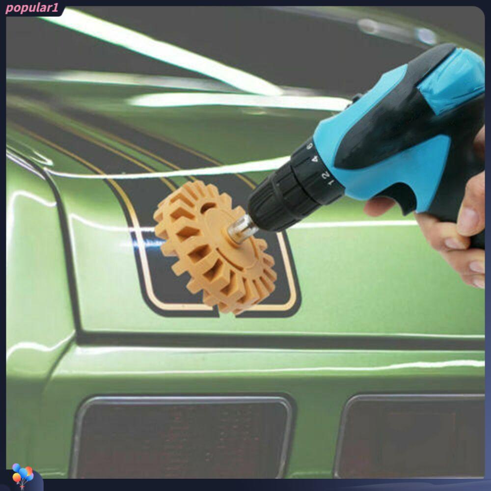 Populer Alat Listrik Roda Penghapus Mobil Daya Halus Tahan Lama Pneumatic Bentuk Gigi Pinstripe Roda Karet Cabut Cat