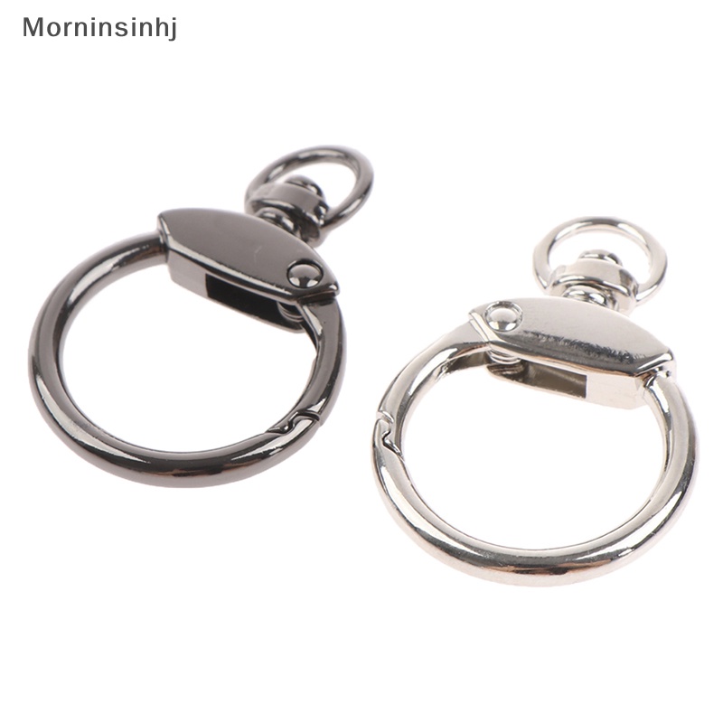 Mornin 5Pcs Penjepit Logam Carabiner Spring Style Rotag Gantungan Kunci Lobster Lock Clip id