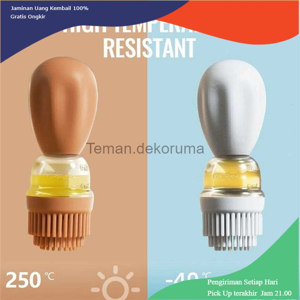 TD - DPR Urijik Botol Minyak Kuas 2 in 1 Silicone Oil Bottle Brush Dispenser - UR18