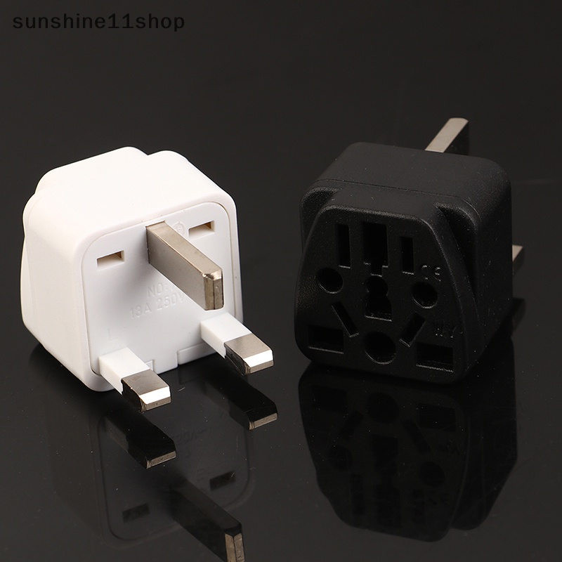 Sho Adaptor Colokan UK EU AU US Ke UK Universal Travel Plug Adapter US AU Ke UK Stop Kontak Listrik Power Converter Charger Stopkontak AC N