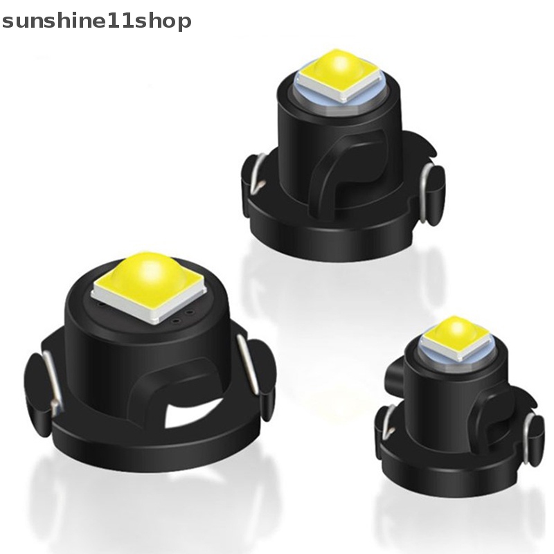 Sho 10pcs Lampu Instrumen LED Mobil T4.2 T4.7 LED Super Terang Auto Dash Lamps N