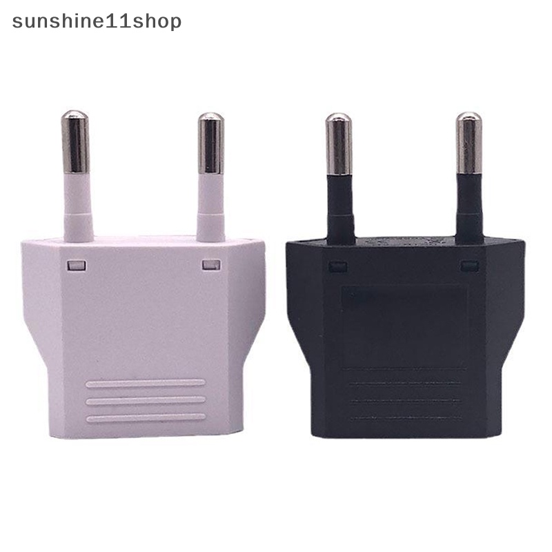 Sho Adapter Colokan Listrik Travel Amerika China Ke EU Eropa 6A Konektor Converter Plug 2pin N