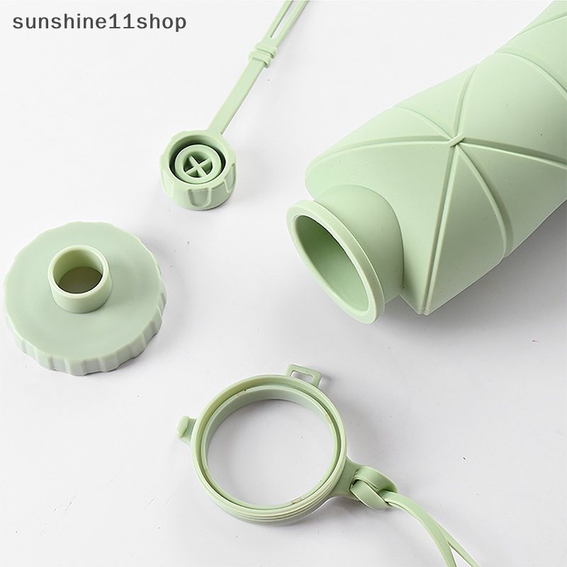 Sho Botol Air Silikon Lipat Olahraga Water Bottle Outdoor Travel Portable N