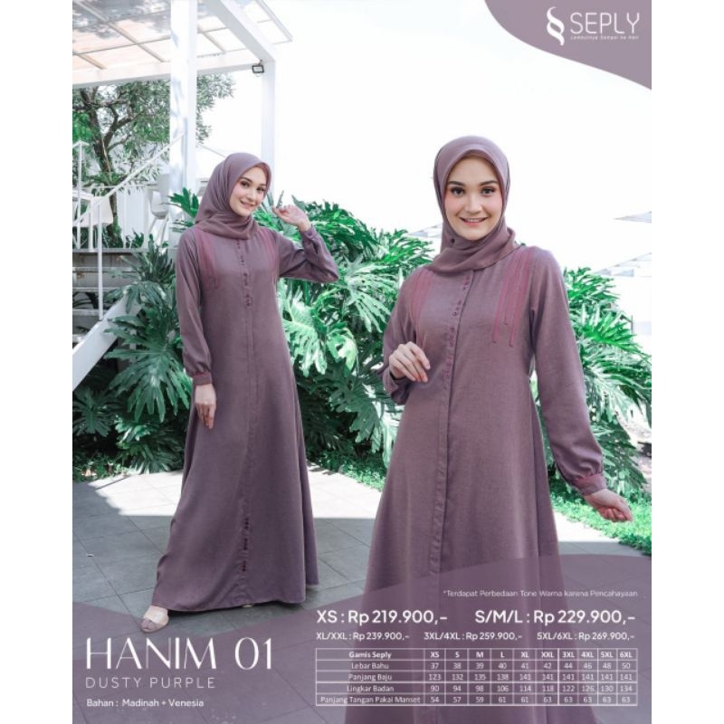 Baju Gamis merk seply Hanim 01