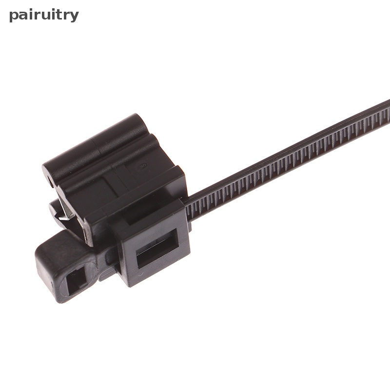 Prt 10pcs Pengikat Kabel Logam Lembaran Mobil Pipa Line Fixing Edge Zip Tie Wire Harness PRT