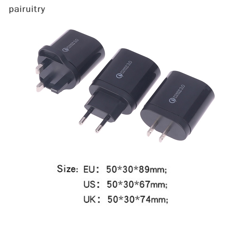 Prt Untuk IP Xiaomi Huawei Samsung Charger Dinding EU/US/UK Plug 4port USB 3.0 Handphone Adaptor PRT