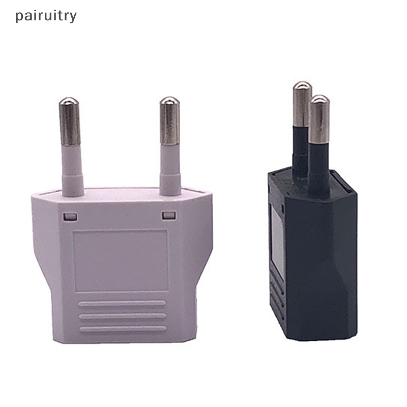 Adaptor Colokan Listrik Travel PRT Amerika China Ke EU Eropa 6A Konektor Converter Colokan 2pin PRT